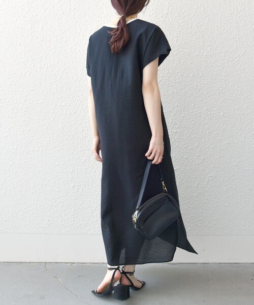 「SHIPS any」 ノースリーブワンピース ONE SIZE ブラウン レディース_画像5