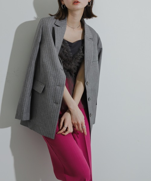 SENSE OF PLACE by URBAN RESEARCH テーラードジャケット ONE グリーン