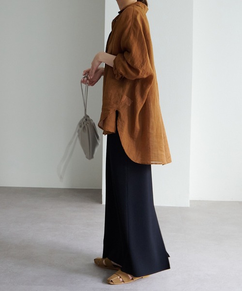 「PUAL CE CIN」 長袖シャツ FREE ライトグレー レディース_画像6