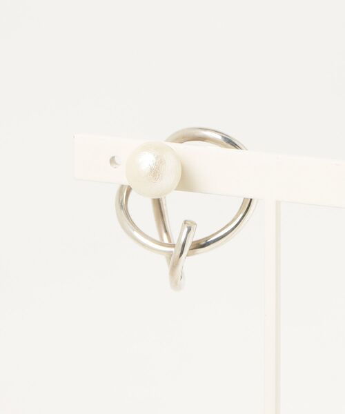 「e.m.」 ピアス（片耳用） FREE シルバー レディース_画像2