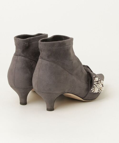 「Au BANNISTER」 ショートブーツ 37 グレー レディース_画像2