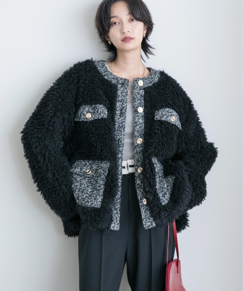 「Eimee Law」 ジャケット 38 グレー レディース_画像3