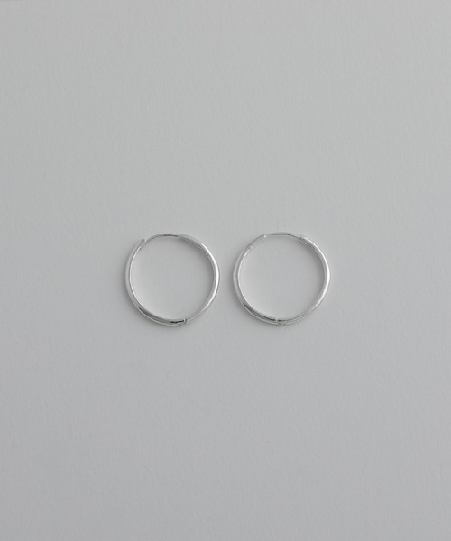 whoseA（フーシー） フープ ピアス 「silver925」Neat Hoop Pierce