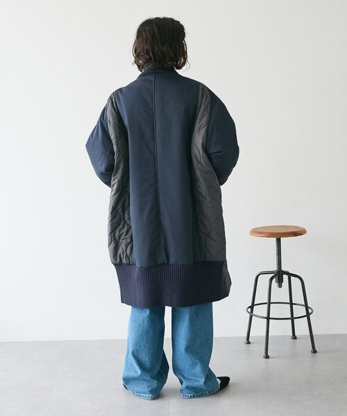 「CRAFT STANDARD BOUTIQUE」 「furry」ミリタリーコート FREE ライトベージュ レディース_画像5