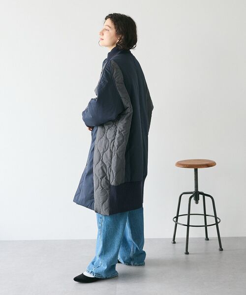 「CRAFT STANDARD BOUTIQUE」 「furry」ミリタリーコート FREE ライトベージュ レディース_画像6