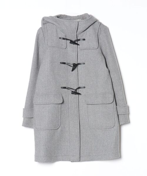 niko and…（ニコアンド） ダッフルコート 3 グレー レディース