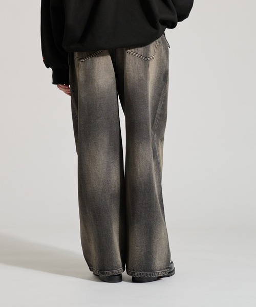 「WETTEMPT」 デニムパンツ LARGE ブルー メンズ_画像4