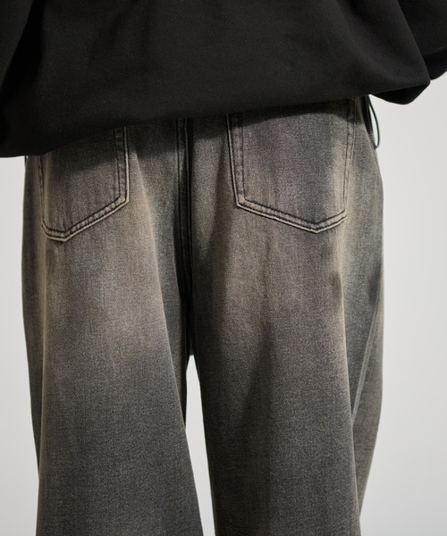 「WETTEMPT」 デニムパンツ LARGE ブルー メンズ_画像7