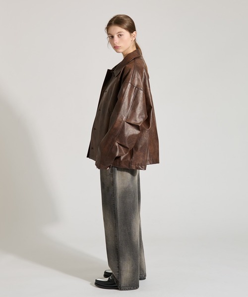 「WETTEMPT」 デニムパンツ LARGE ブルー メンズ_画像9