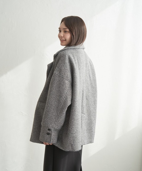 notch. コート アウター カールシャギーダブルコート レディース