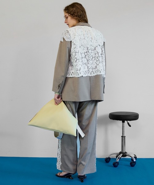 スラックス パンツ Side Lace Slacks/サイドレーススラックス レディースの画像