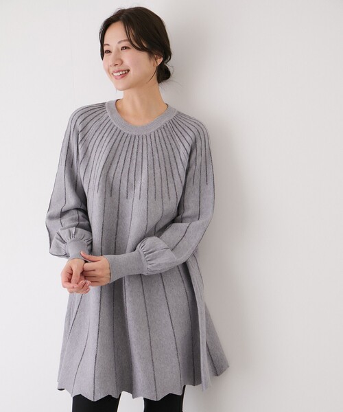 JAYRO（ジャイロ） ニット セーター ラメラインニットチュニック