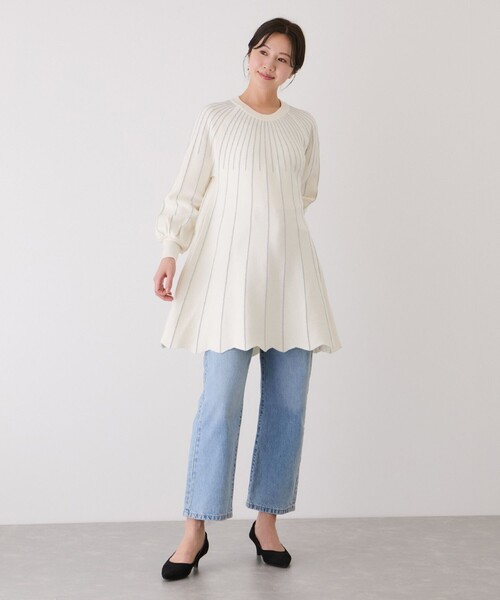 JAYRO（ジャイロ） ニット セーター ラメラインニットチュニック