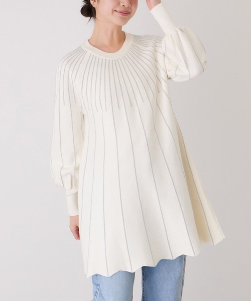 JAYRO（ジャイロ） ニット セーター ラメラインニットチュニック