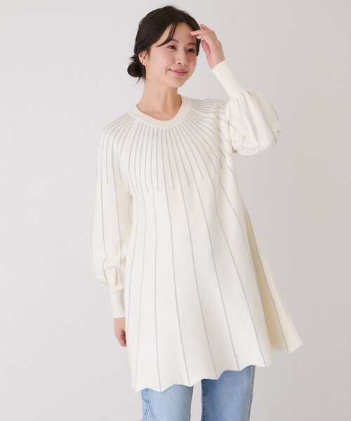 JAYRO（ジャイロ） ニット セーター ラメラインニットチュニック