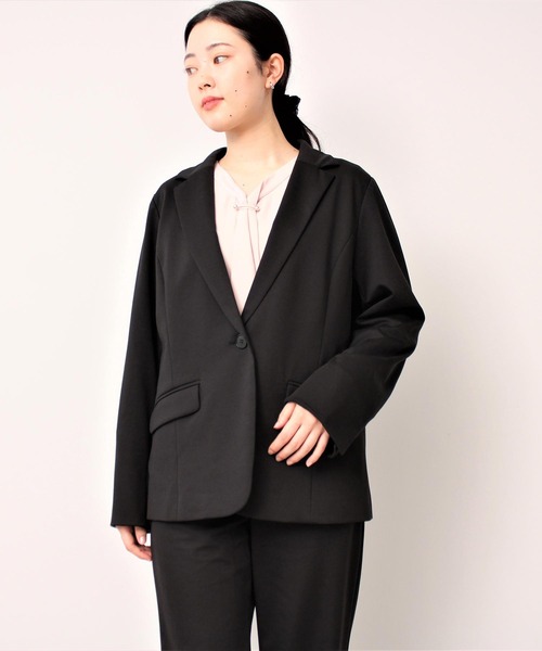 「fleur by mint breeze」 ジャケット 5L ブラウン レディース_画像6