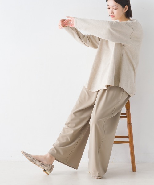 「OMNES」 パンツ FREE ブラック レディース_画像6