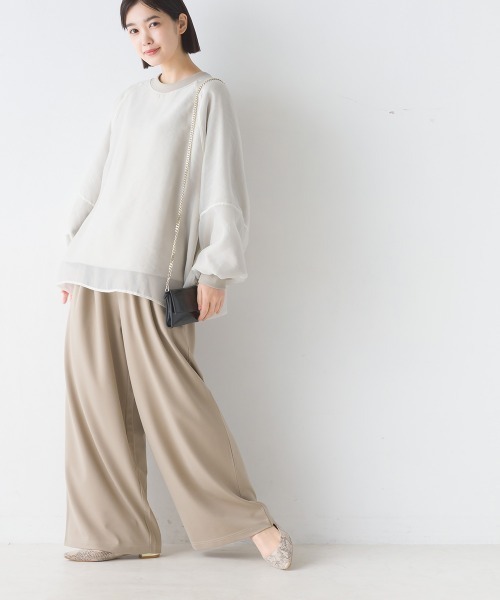 「OMNES」 パンツ FREE ブラック レディース_画像8