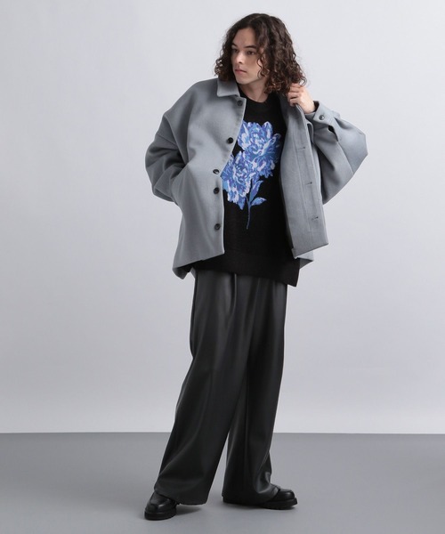 「HARE」 長袖ニット FREE ブルー メンズ_画像3