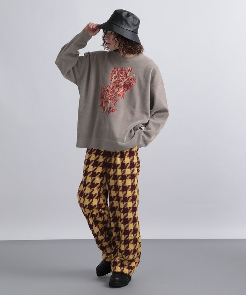 「HARE」 長袖ニット FREE ブルー メンズ_画像6