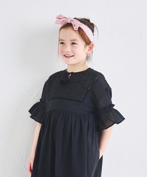 「pairmanon」 「KIDS」半袖ワンピース 150 パープル キッズ_画像4