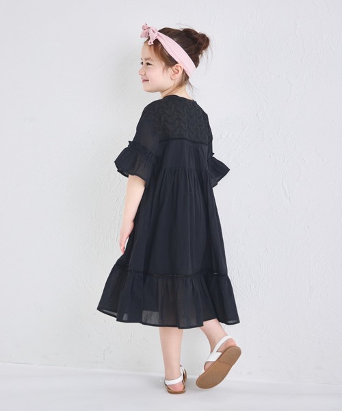 「pairmanon」 「KIDS」半袖ワンピース 150 パープル キッズ_画像5