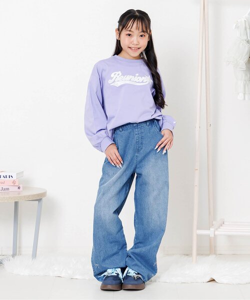 algy（アルジー） パンツ アソートデニムワイドパンツ キッズ 子供服