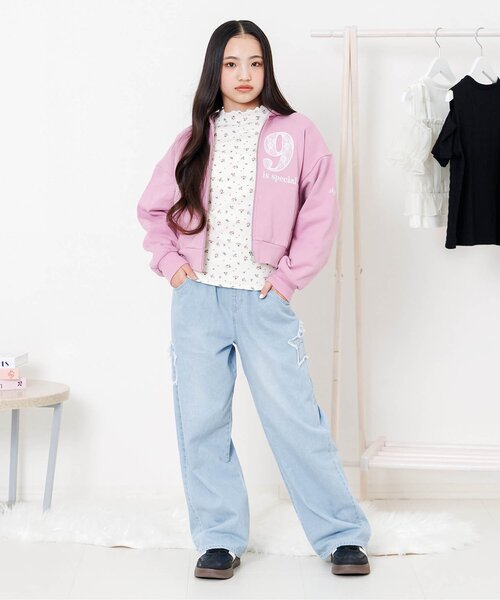 algy（アルジー） パンツ アソートデニムワイドパンツ キッズ 子供服
