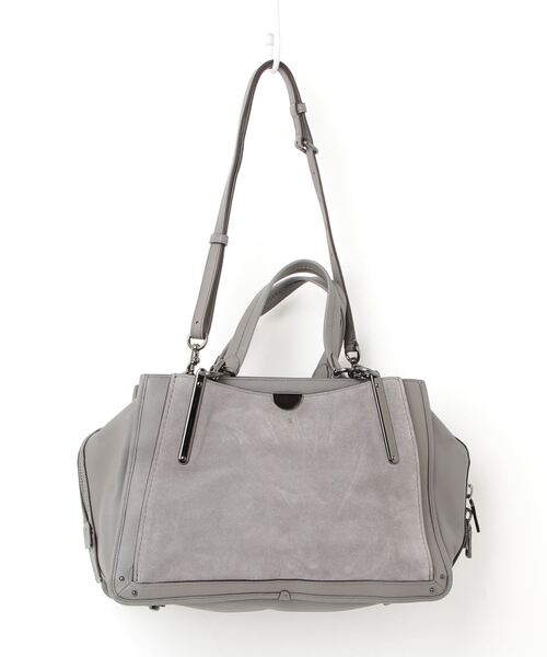 COACH コーチ　2Ways グレー COACH（コーチ） 2WAYバッグ フリ- グレー系その他 レディース