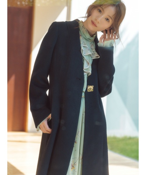 LILY BROWN（リリーブラウン） ノーカラーコート 0 ベージュ