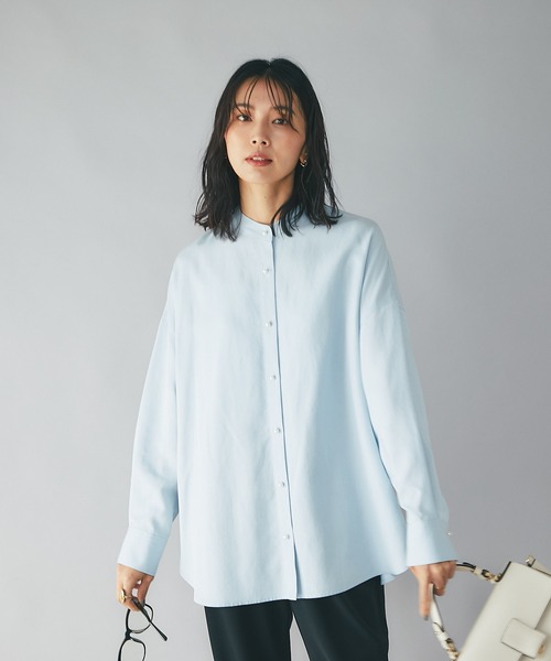 「RIVE DROITE」 長袖シャツ FREE サックスブルー レディース_画像2