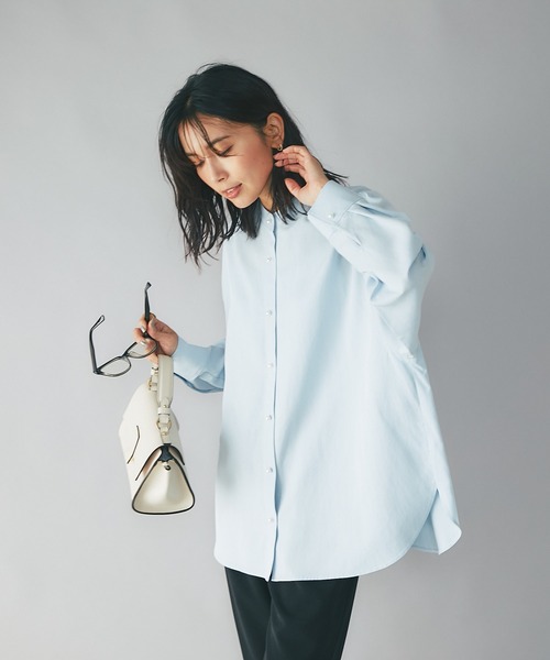 「RIVE DROITE」 長袖シャツ FREE サックスブルー レディース_画像3