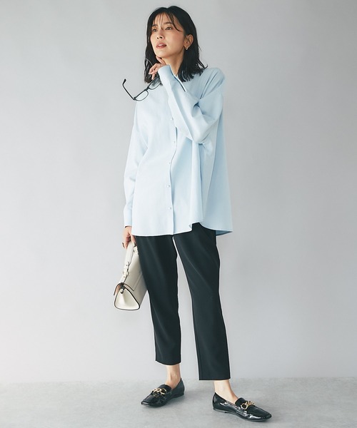 「RIVE DROITE」 長袖シャツ FREE サックスブルー レディース_画像5