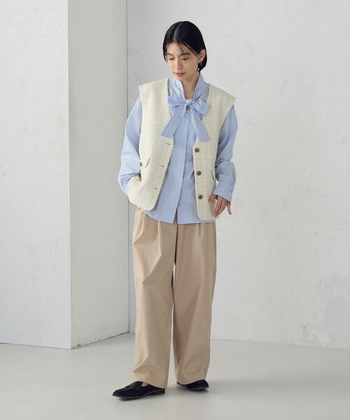 COMME CA ISM（コムサイズム） ベスト ジレ 入学式 卒業式 ファンシー
