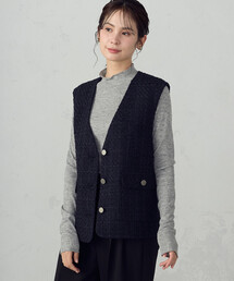 COMME CA ISM（コムサイズム） ベスト ジレ 入学式 卒業式 ファンシー