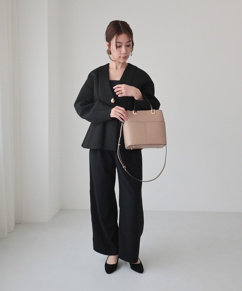 MIAN（ミアン） ハンドバッグ 卒業式 ダブルポケット2wayハンドバッグ
