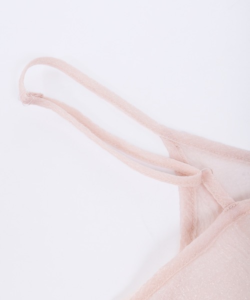 「WC」 キャミソールワンピース FREE ブラック レディース_画像7