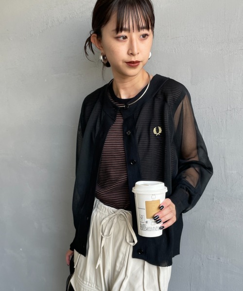 FRED PERRY（フレッドペリー） カーディガン 「WEB先行予約」「FRED