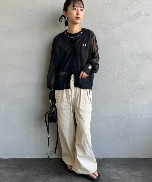 FRED PERRY（フレッドペリー） カーディガン ワンポイントロゴ刺繍