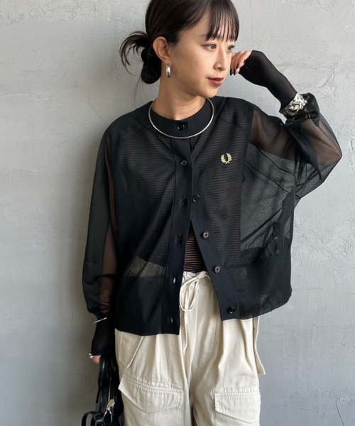 FRED PERRY（フレッドペリー） カーディガン 「WEB先行予約」「FRED