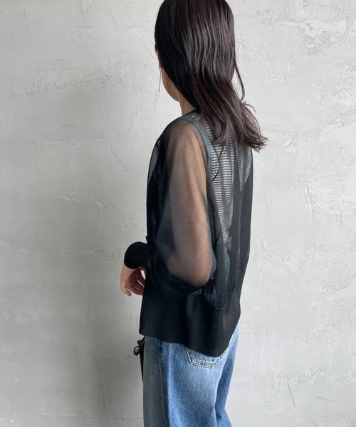 フレッドペリー　ブラック ロゴ刺繍 カーディガン サイズ8 FRED PERRY（フレッドペリー） カーディガン Tipped Pique Texture