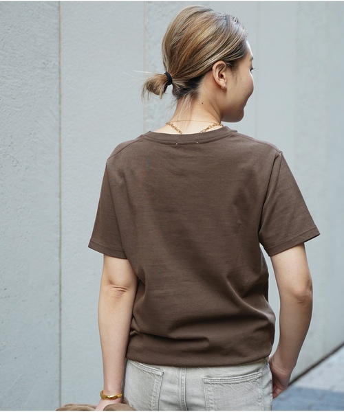 「Deuxieme Classe」 半袖Tシャツ FREE ブラウン レディース_画像8