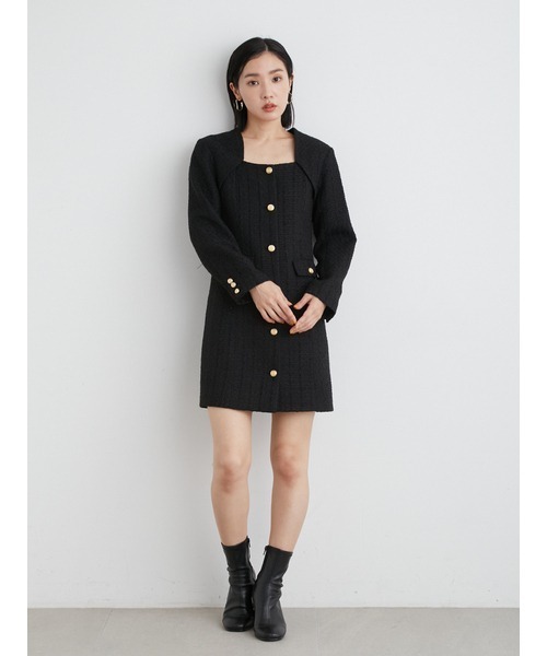 「LILY BROWN」 ノーカラーコート 0 ピンク レディース_画像6