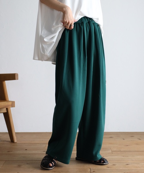 「ap retro」 イージーパンツ FREE ブラウン レディース_画像3