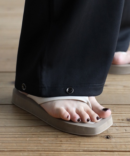 「ap retro」 イージーパンツ FREE ブラウン レディース_画像7