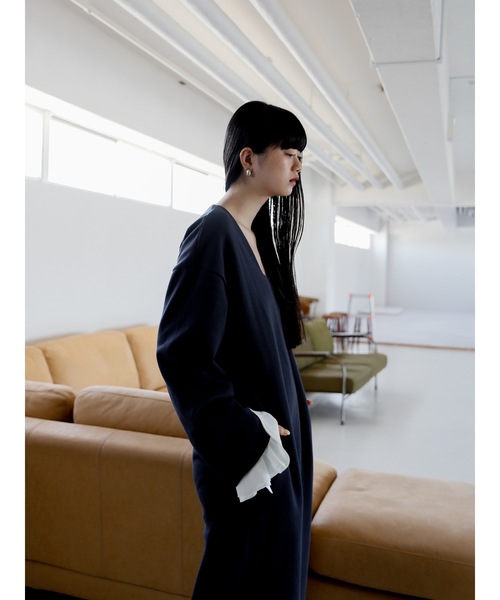 「Katrin TOKYO」 長袖ワンピース X-SMALL ネイビー レディース_画像7