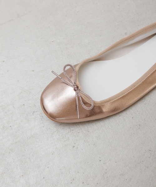 「ADAM ET ROPE'」 バレエシューズ 23.5cm ピンク レディース_画像2