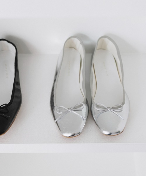 「ADAM ET ROPE'」 バレエシューズ 23.5cm ピンク レディース_画像8