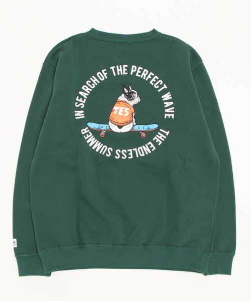 「The Endless Summer」 スウェットカットソー X-LARGE ブラック レディース_画像4