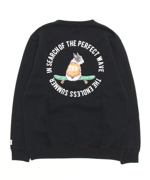 「The Endless Summer」 スウェットカットソー X-LARGE ブラック レディース_画像5